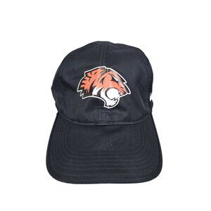 Black Nike Featherlight Dri-Fit Cap With Tiger Logo Adjustable Size